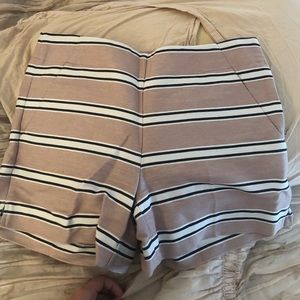Loft striped shorts